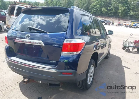 2012 Toyota Highlander Se V6 from USA, damaged, VIN 5TDBK3EH6CS104416